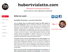 Tablet Screenshot of hubertvialatte.com